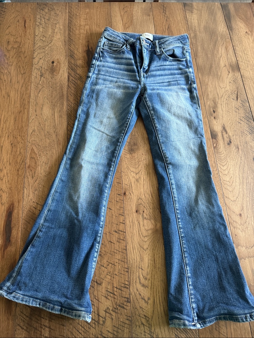 Girls BKE Blue Flared Jeans